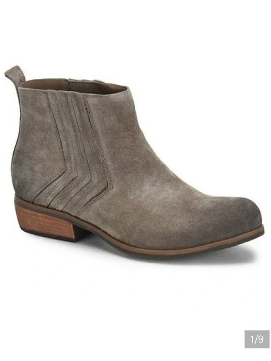 Kork-Ease Cutler Chelsea Boot in Grey Suede Size 9.5 (never worn) - Picture 1 of 6